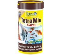 TetraMin Flakes - fish food in flake form for larger ornamental fish, balanced mixture for healthy fish and clear water, 250ml Can
