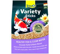 Tetra Pond Variety Sticks Fish Food, Mix of Three Different Food Sticks 25 Litre