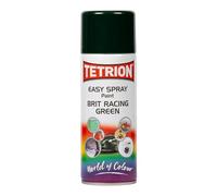 Tetrion British Racing Green Spray Paint 400ml Quick-Drying Gloss Finish for Wood, Metal, Ceramic and Plastic Surfaces