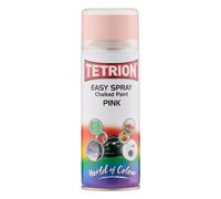 Tetrion Easy Spray Chalk Effect Pink Spray Paint 400ml 400ml Pink