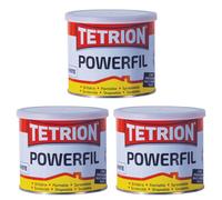 Tetrion Powerfil 2K 2 Part Body Filler Lightweight Tough Smooth White 600G X 3
