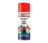Tetrion Red Oxide Primer Spray Paint 400ml - Quick-Drying Aerosol for Metal, Wood & Plastic Surface Protection