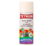 Tetrionl Easy Spray Hi-Build White Primer 400ml - Quick-Drying Multi-Surface Aerosol