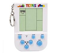 Tetris Keyring Handheld Arcade Game - Retro Mini Portable Handheld Tetris Game for Kids and Adults. Traditional Game Play With 15 Retro Gaming Levels Including Original Tetris Gameplay & Sounds.