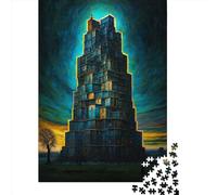 Tetris To Heaven1 Puzzles for Adults 1000 Piece Puzzle for Teenager Age 12 Years Up Christmas Eve Gifts 1000pcs (75x50cm)