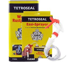 Tetroseal Waxoil Car Rustproof Clear Car Rust Proofing 5L