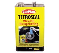 Tetroseal Waxoil Car Rustproof Coating Car Rust Proof Black 5 Litre/Ltr TWO006