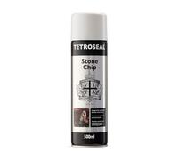 Tetroseal, White Stone Chip, Aerosol, 500ml - Tough, Flexible Underbody Protection, Rust & Chip Resistant, Sound Deadening, Ideal for Lower Panels, Sills & Spoilers