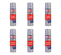 Tetrosyl ATS017 Trade Spray Paint Silver Wheels 500ml x 6