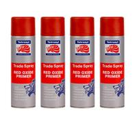Tetrosyl ATS012 Trade Spray Paint Red Oxide Primer 500ml x 4