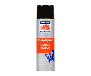 Tetrosyl Trade Spray Gloss Black 500ml 500ml Black