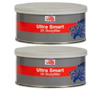 Tetrosyl Ultra Smart 2K Smooth Car Body Paintwork Dent & Scratch Filler 250Ml X2