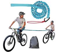 TeTupGa Bicycle Tow Rope Belt Strap Mountain Bike Parent-Child Pull Reflective Traction Portable Outdoor MTB Elastic Bicycle For Adult Kids Children (Blue)