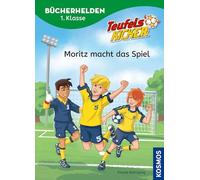 Teufelskicker, Bücherhelden 1. Klasse, Moritz macht das Spiel: Leicht lesen lernen - Kinderbuch für Erstleser ab 6 Jahren - Spannende Fußballabenteuer mit den Teufelskickern