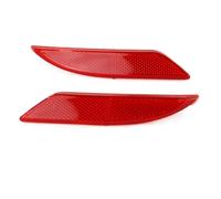 TEUIRHD Compatible With Fiesta 2009 2010 2011 2012 DK43515M0 DK43515L0 8A69515B0AB 8A69515C0AB Car Rear Bumper Reflector Reflective Strip Rear Reflector Lens(1 pair)