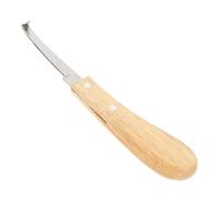 TEUOPIOE Professional Farrier Hoof Knife for Horses Right Hand Hoof Trimming Tool Sharps Steel Hoof Cutter for Horse Goat Livestock, Equine Hoof Care Knife for Ranchers and Horse Owners