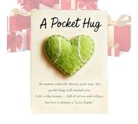 Teupyon Pocket Heart Cards,Golf Themed Encouragement Keepsake - Heart Shaped Stone | for Christmas Valentines Birthday Thanksgiving Mothers Day Women Kids Friends Teens Daughters