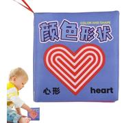 Teupyon Soft Book, Colorful Soft Cloth Book Interactive Crinkle, Crinkle Books For 9 Month, Improve Observation, Memory & Arouse Curiosity