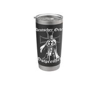 Teutonic Knights Flag Buhurt Flag Cross Knight Stainless Steel Insulated Tumbler