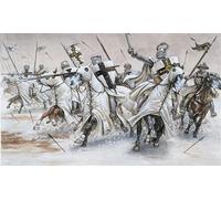 Teutonic Knights - Teutonic Cavalry 1:72 Figure Plastic Model Kit ITALERI