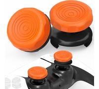 TEUVO FPS PS5 Thumb Grips Caps - PS4 Controller Thumbstick Grips to Help with Aim, PS5 Controller Thumbstick Caps Silicone Joystick Accessories, Reduce Thumb Fatigue Improved Comfort & Accuracy