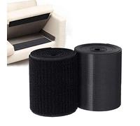 TEUVO Non Slip Cushion Pads, Hook and Loop Tape Self Adhesive for Keep Couch Cushion in Place, Heavy Duty Sticky Tape for Underlay Couch Pad, 11CM x 1M