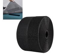 TEUVO Self Adhesive Hook and Loop Tape to Keep Non-Slip Cushions & Carpets, Couch Pad in Place, Nylon Sticky Tape for Fixing, Mounting and Joining Applications Around Home Office School, 5cm X 4M