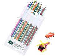 TEUYOE 160 PCS 3D Pen Filament Refills, 3D Pen Refills Compatible, 2.5mm PCL Low Printing Temperature 3D Pen Refills for 3Doodler Start 3D Pen for Creative Artworks (32 Colors)