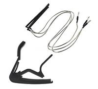 Teuypty 1 Pcs One Hand Quick Change Capo for Guitar & 3 Pcs Acoustic Guitar Under Saddle Piezo Bridge Pickup