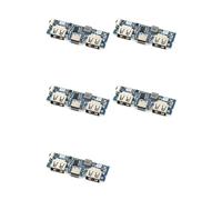 Teuypty 18650 Boost Battery Charger Board Dual USB 2.4A for DIY Power Bank