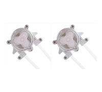 Teuypty 2X Micro-Peristaltic Pump DC 6V 9V 12V Small Mini 500 Geared Motor Dosing Liquid Water Squeeze Reversible