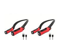Teuypty 2X Neck Light Machine, Led Neck Light for Reading, Detachable Around Neck Flashlight for Work Craft,Grill,Repairing