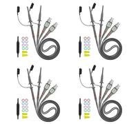 Teuypty 8 Pack Universal P6100 Oscilloscope Probes 100MHz, Oscilloscope Clip Probes 1X 10X with Accessories