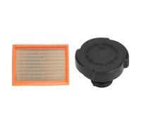 Teuypty Automobile Air Filter with Car Radiator Expansion Tank Cap for Air Filter E36 E38 E39 E46 E83 E85 325I 328I 525I