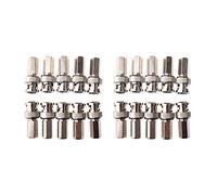 Teuypty BNC Coax Connectors Twist-On 75 Ohm for CCTV RG59 2-Pack Premium