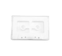 Teuypty Cassette Tape Plastic Shell Open Audio for DIY Reel to Reel Shell Case for Cassette White