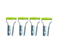 Teuypty Ergonomic Garden Tool 4 Pcs Bulb Planter Soil Release Depth Marks for Precise Planting