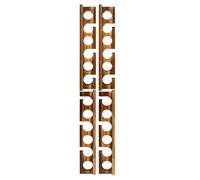 Teuypty Fishing Pole Rod Racks Holds Up to 12 Rods for Garage Storage Organizer Wall or Ceiling Mount Rod Holder