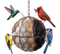 Teuypty Handmade Fiber Bird Nesting for Wild Birds and Hummingbirds Bird Nesting Material Fiber Nest Bird Lovers