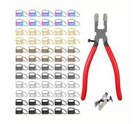 Teuypty Key Fob Hardware 1 Inch Clamp Set with Pliers for DIY Wristlets