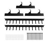 Teuypty Lat Pull Down Bar Storage Rack Gym Storage Wall Organizer Gym Accessories Home Gym Fitness Wall Storage Rack