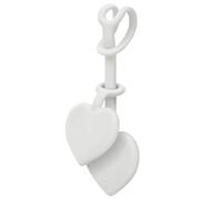Teuypty Magnetic Hat Clip Hat Holder Flexible Multifunctional Silicone Bag Pendant for Travel White