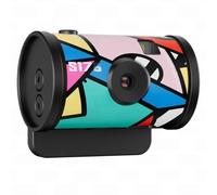 Teuypty Retro Pocket Camera, Thumb-Sized Keychain Video Recorder, Small Camcorder for Kids and Students As Shown