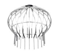 Teuypty Stainless Steel Gutter Guard Downspout Gutter Guard Filter Strainer Protection Anti-Clogging Cover Outdoor Patio
