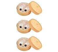 Teuypty Stress Relief Ball Soft Squeeze Decompression Dough Glitter Dumpling Squishy Dumpling Toy Cute Dumplings