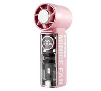 Teuypty Upgraded Handheld Fan - USB Charging Freely Adjustable Wind Speed, Powerful Air Suitable for Makeup and Travel. C