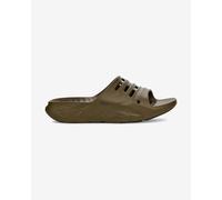 TEVA ApreTrail Slide Sandals in Dark Olive, Size 7