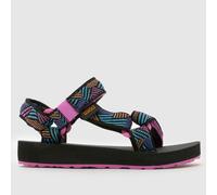 Teva Black Multi Original Universal Girls Toddler Sandals UK 9 (EU 27)