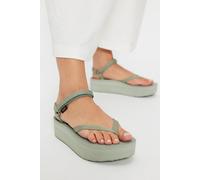 Teva Flatform Slim Sandals at Free People in Seagrass, Size: US 7 - female