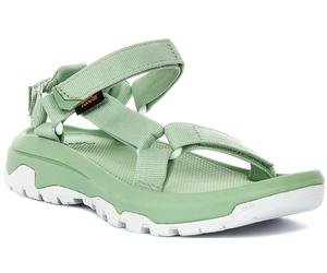 Teva Hurricane XLT3 Strappy Slip On Womens Sandals In Green UK 3 - 8